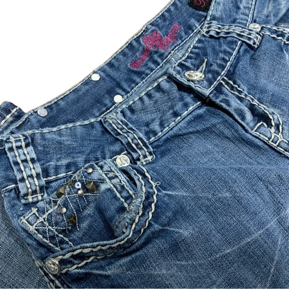 Rock and Roll Cowgirl Low Rise Denim Jeans 28x34 Style #WO-6691